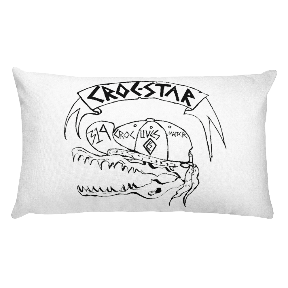 Croc Lives Matter Comfy Pillow